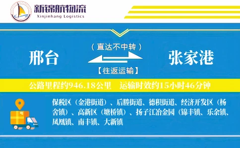 邢台到张家港物流公司