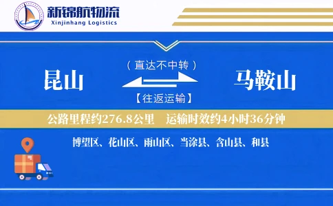 昆山到马鞍山物流公司