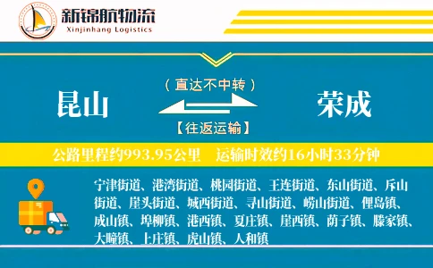 昆山到荣成物流公司