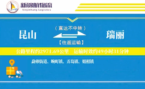 昆山到瑞丽物流公司