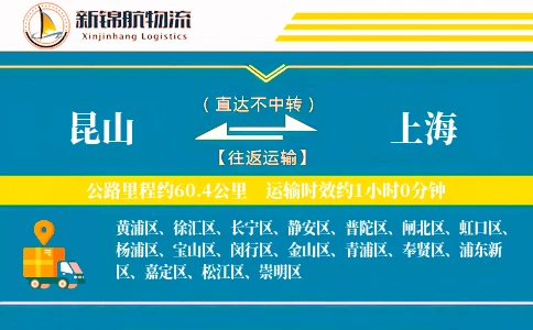 昆山到上海物流公司