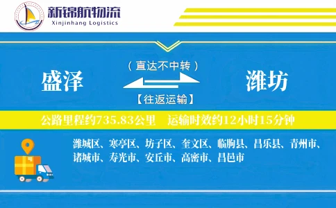 盛泽到潍坊物流公司-逆向货运专线「成本效益」