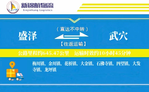 盛泽到武穴物流公司-包车运输专线「丢损赔偿」