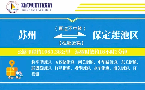 苏州到保定莲池区物流公司