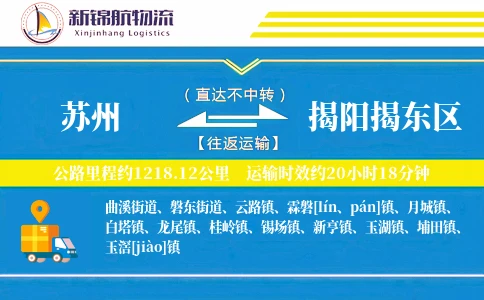 苏州到揭阳揭东区物流公司