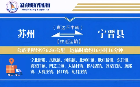苏州到宁晋县物流公司