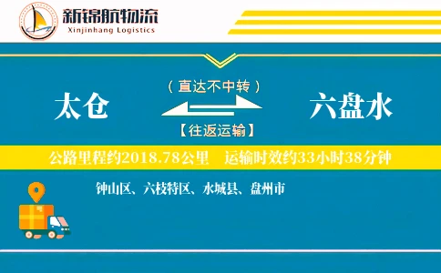 太仓到六盘水物流公司