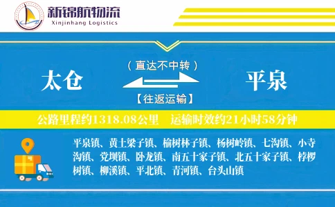 太仓到平泉物流公司