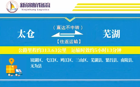 太仓到芜湖物流公司-危险品物流专线「全天候配送」