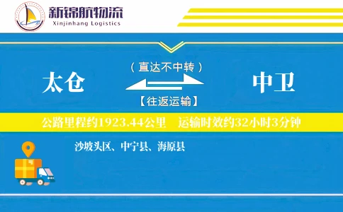 太仓到中卫物流公司