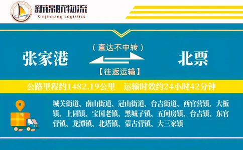 张家港到北票物流公司
