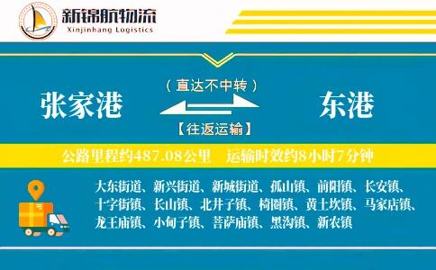 张家港到东港物流公司
