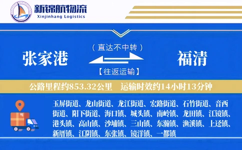 张家港到福清物流公司