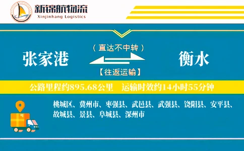 张家港到衡水物流公司