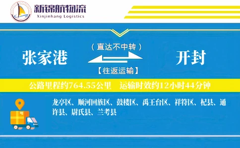 张家港到开封物流公司