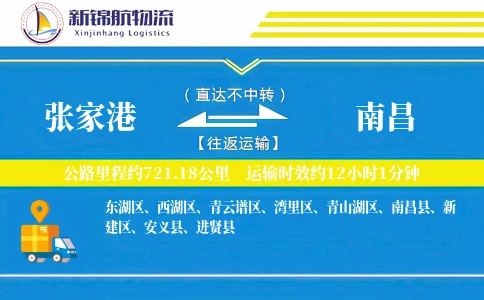 张家港到南昌物流公司