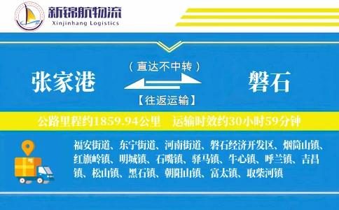 张家港到磐石物流公司