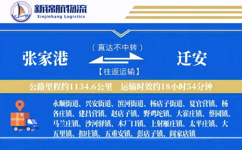 张家港到迁安物流公司