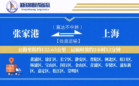 张家港到上海物流公司