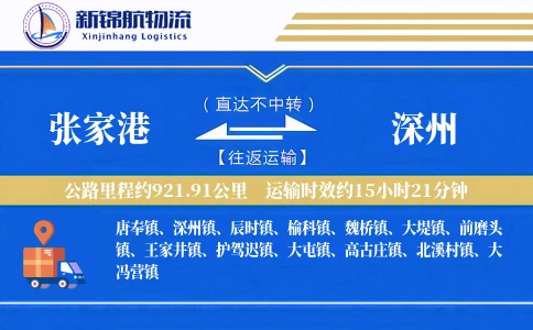 张家港到深州物流公司