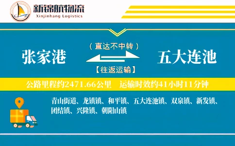 张家港到五大连池物流公司