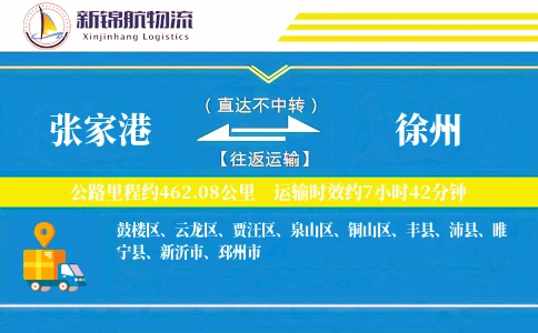 张家港到徐州物流公司