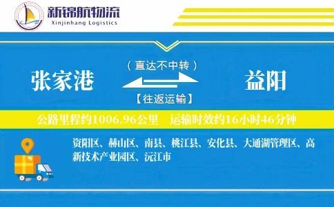 张家港到益阳物流公司