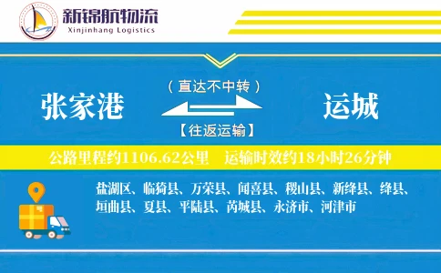 张家港到运城物流公司