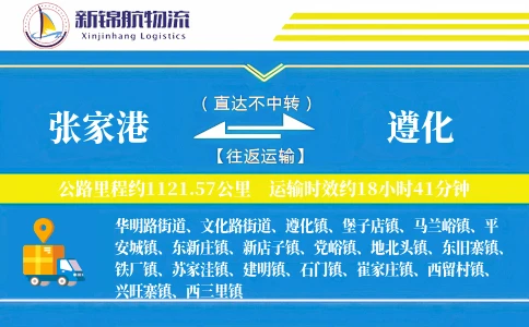 张家港到遵化物流公司